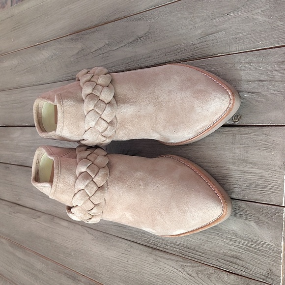 Dolce Vita Beige Braided Pointed Toe Leather Mules Size Woman's 8 - Picture 6 of 15